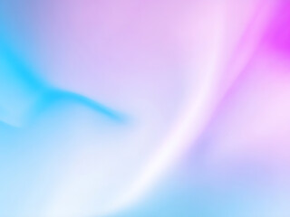 Obraz premium A beautiful light blue background with white smoke trailing across the floor with pink lighting. Abstract background for presentation 
