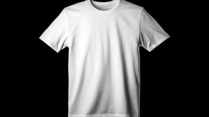 Photo white t-shirts for logos, inscriptions, designers, printing, copy space