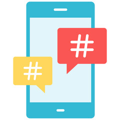 Fototapeta premium hashtag