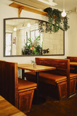 Cafe boho interior
