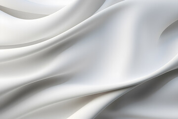 White cloth background abstract,cloth satin,soft waves. 