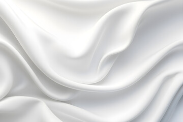 White cloth background abstract,cloth satin,soft waves. 