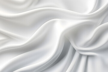 Obraz premium White cloth background abstract,cloth satin,soft waves. 