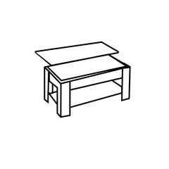 computer on teble in worinking room.room interior furniture teble chair