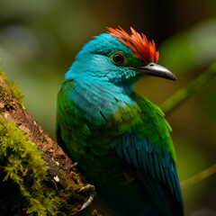 Fototapeta premium blue and yellow-billed toucan