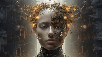 Portrait of a person (Generative AI)
