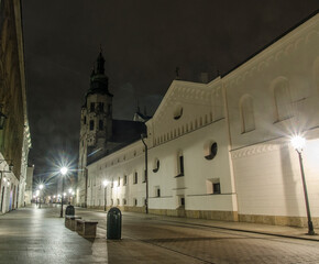 Kraków w nocy 