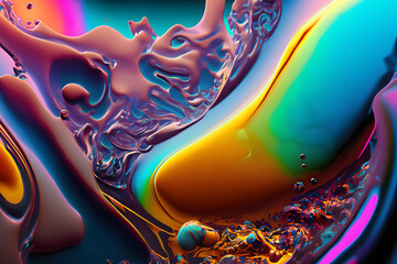 abstract colorful liquid background texture