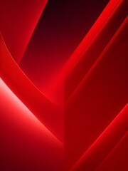 red abstract background with waves Generative AI 