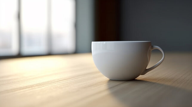 cup of coffee on the table HD 8K wallpaper Stock Photographic Image