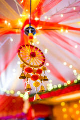 Indian Hindu wedding interiors and decorations