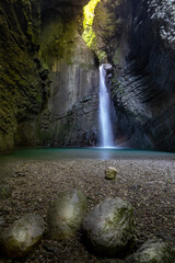 Enchanting Marvels: Kozjak Waterfall's Fairytale Beauty in Triglav National Park