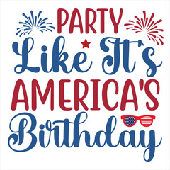 4th July shirt design Print template happy independence day American typography design.