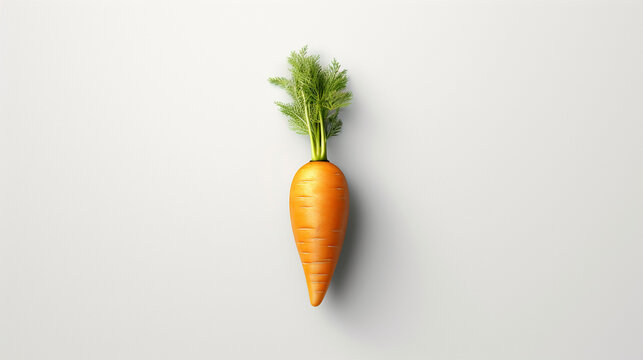 carrots on a white HD 8K wallpaper Stock Photographic Image