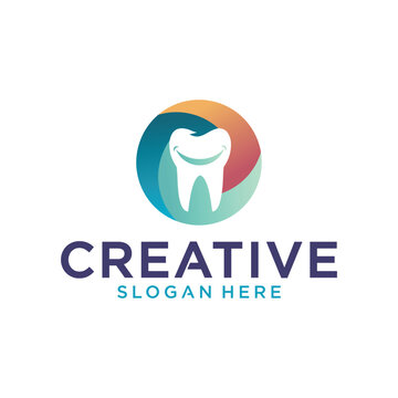tooth logo, dentist logo, vector minimalist, dental health logo