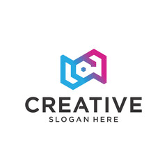 NC Monogram logo minimalist logo design, company logos, businesses and individuals.