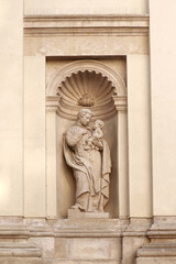  Sculpture of Jesuit church of St. Peter and Paul in Lviv, Ukraine