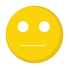 face emotion normal flat design for review feedback rating emoticon