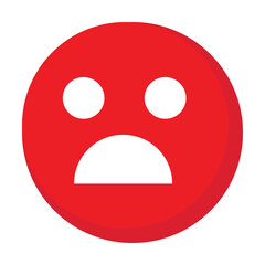 face emotion very sad emoticon character for review feedback rating