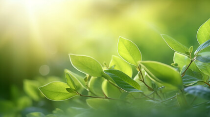 Fototapeta na wymiar green leaves background HD 8K wallpaper Stock Photographic Image