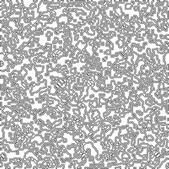  Modern stylish abstract texture. Geometric shapes from striped elements. Black and white pattern.
