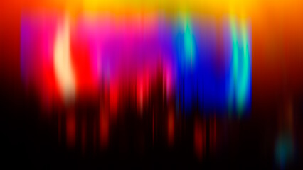 Bright vertical spots, abstract blurred background.