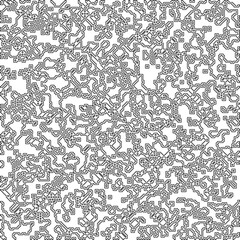  Modern stylish abstract texture. Geometric shapes from striped elements. Black and white pattern.
