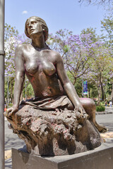 Fototapeta na wymiar statue of a person