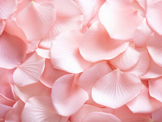 Soft pink rose petals as a background