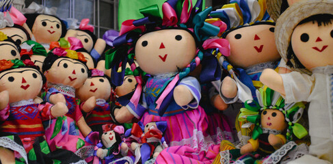 Fototapeta premium Dolls colors
