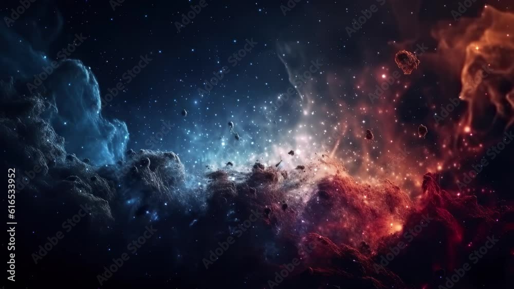 Sticker space background. galaxy and nebula. endless universe with stars and galaxies in outer space. cosmos