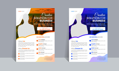 Busuness solution flyer design