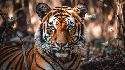 portrait of a tiger
