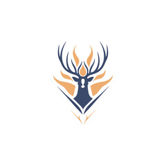 Deer Logo Illustration Vector Design Template