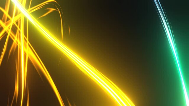 FTTH Highspeed Internet, Glasfaser, Geschwindigkeit, schnell, Licht, LED, Strom, Energie, Austausch, Pr&auml;sentation, Multimedia, Social Media, Hintergrund, Bildschirmschoner, Daten, gold, gelb, 4K