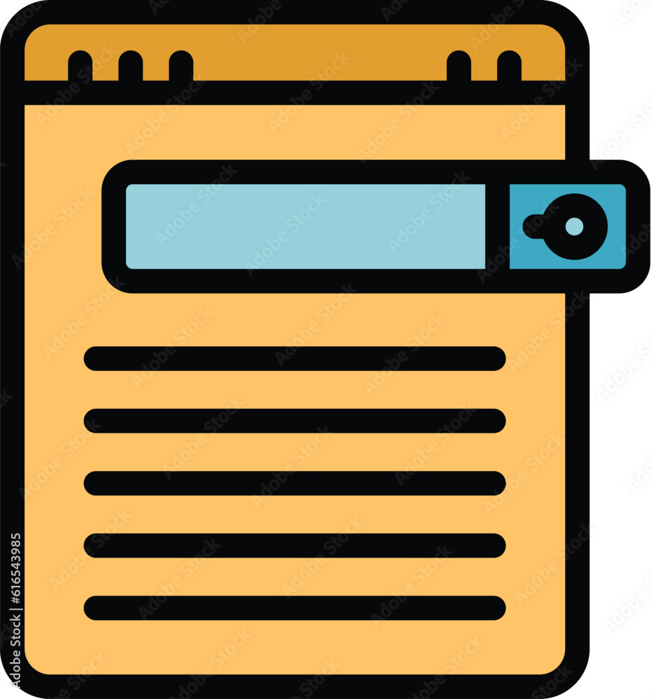 Poster location search engine icon. outline location search engine vector icon for web design isolated on w
