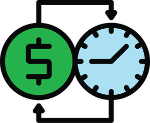 Taximeter payment icon. Outline Taximeter payment vector icon for web design isolated on white background color flat