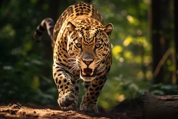 Foto op Plexiglas Fierce jaguar generative ai © Jeremy