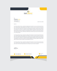 Modern Creative & Clean business style letterhead bundle of your corporate project design.set to print with vector & illustration