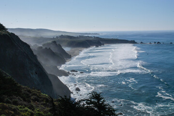 Cliff in the Pacific Coast