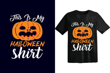 Halloween day t-shirt design