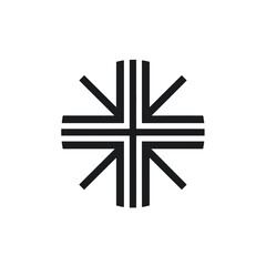 cross isolated on a white background