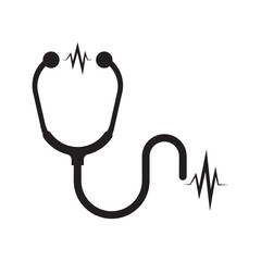 stethoscope icon vector design template