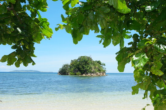 Island view near Flores, Indonesia.Island view near Flores, Indonesia.