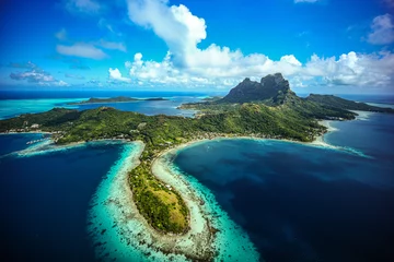 Cercles muraux Bora Bora, Polynésie française Tropical Paradise