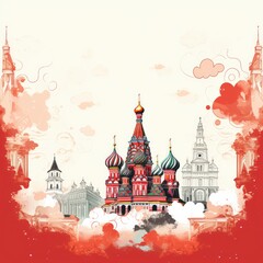 Fototapeta premium russia background
