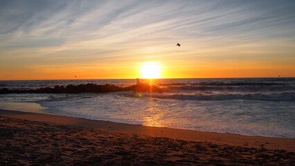 Sunset at Venice Beach California