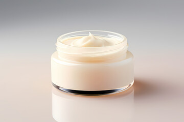 Cosmetic cream in a jar cosmetic product skincare.