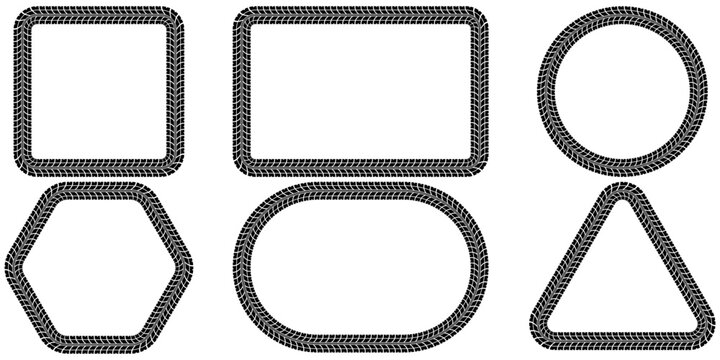 silhouette tire track frame set