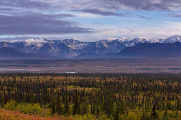 Fototapeta na wymiar Mountains in Alaska